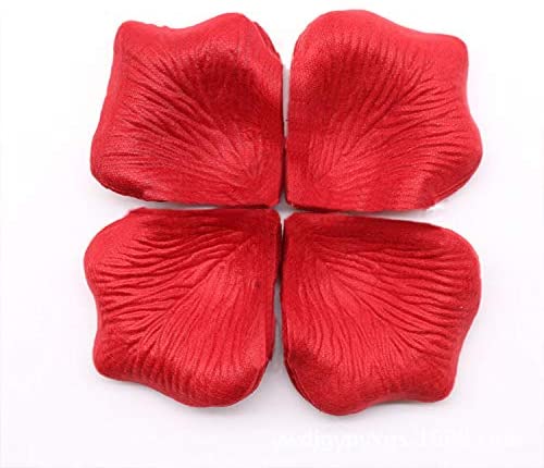 1000 pieces artificial silk flower petals - Red