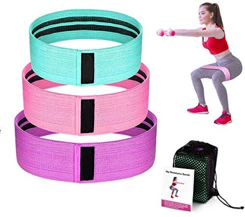 Resistance Bands for Legs and Butt,Exercise Bands Hip Bands Wide Booty Bands Workout Bands Sports Fitness Bands Stretch Resistance Loops Band Anti Slip Elastic