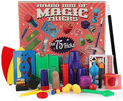 Mumoo Bear Starter Magic Tricks Set, 17 Pcs Exciting Magic Kit Gift Set&Party Entertainment