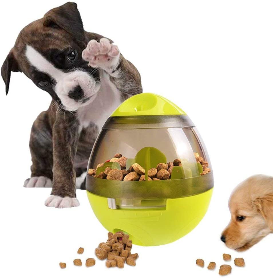 Mumoo Bear Treat Ball Dog Toy for Pet Increases IQ Interactive Food Dispensing Ball