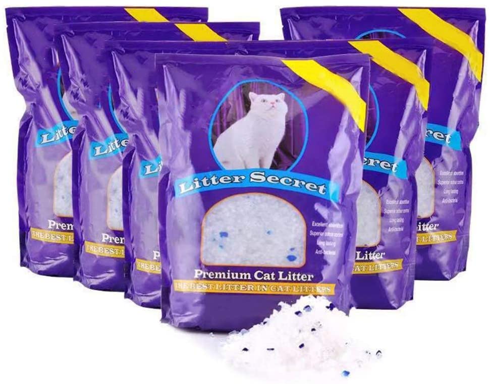 Mumoo Bear Crystal Cat Litter Premium Silica 3.6L - Pack of 6