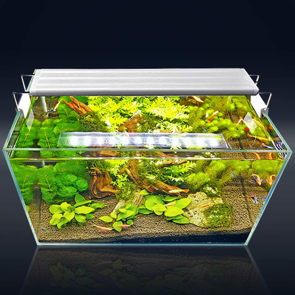 Mumoo Bear Extensible Aquarium /Fish Tank LED Super Bright Clip-on Lamp Light, 20-33cm